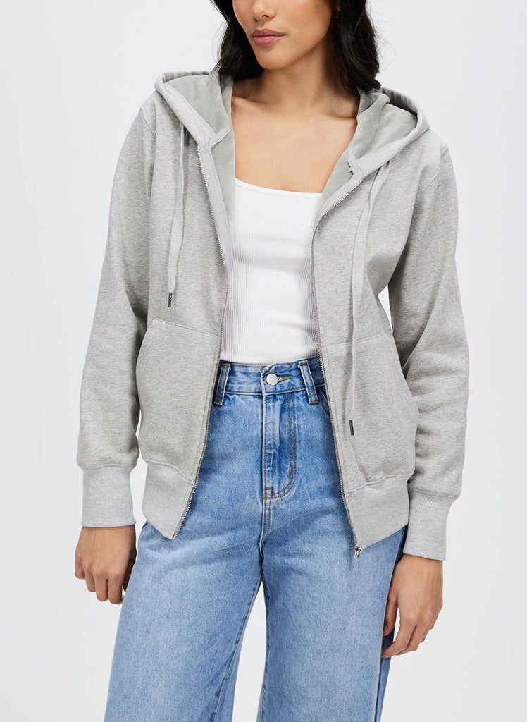Women's Zipper Hoodie Loose Sweater Fleece Hooded Jacket