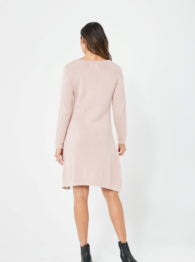 AW2021 Dress Natasha Dress | Pink/Cotton
