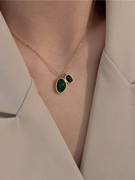 Birthstone Pendant Necklace Pendant Necklace Chain Hypoallergenic Trendy Elegant Classic Dainty Choker Mothers Day Anniversary Jewelry for Women Girls
