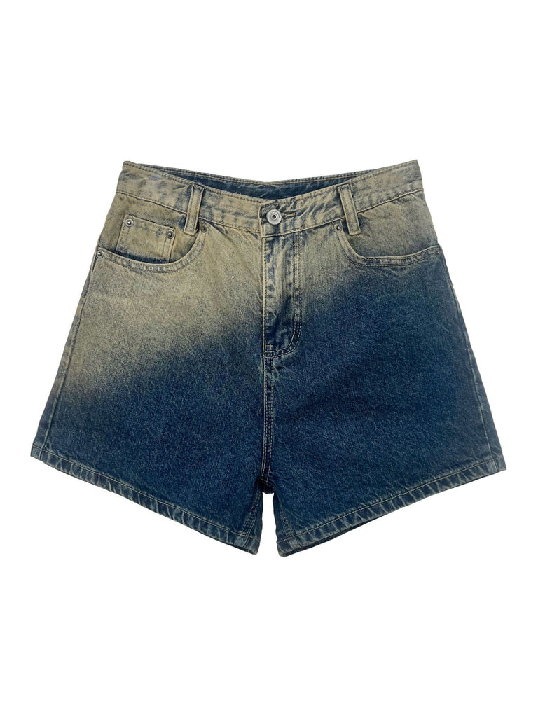 Women's Vintage Summer Denim High Waisted Jeans Shorts