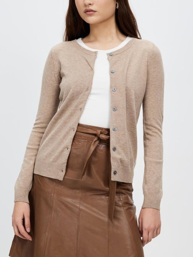 Women's Long Sleeve  Knit Sweater Open  Button Loose Outerwear