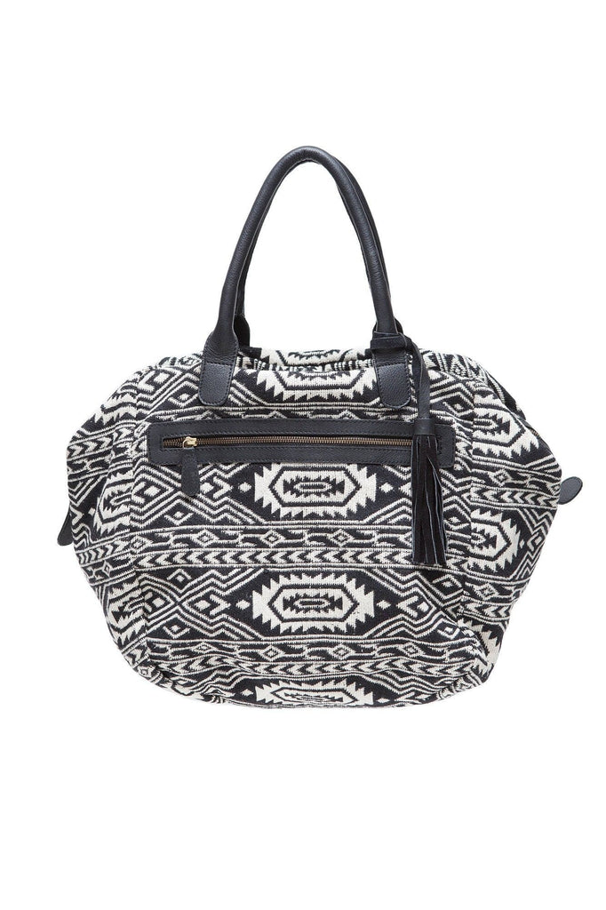Travel Fashion Bag Black/White / O/S SIGRID - Bag Black/white