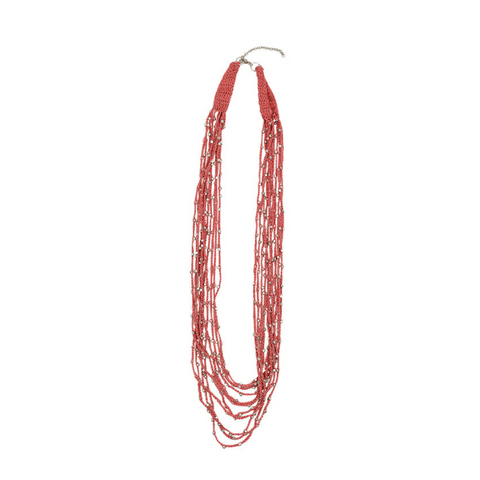 KAJA SS 16 Necklace Coral / O/S / Cotton BROOKE - Necklace  coral