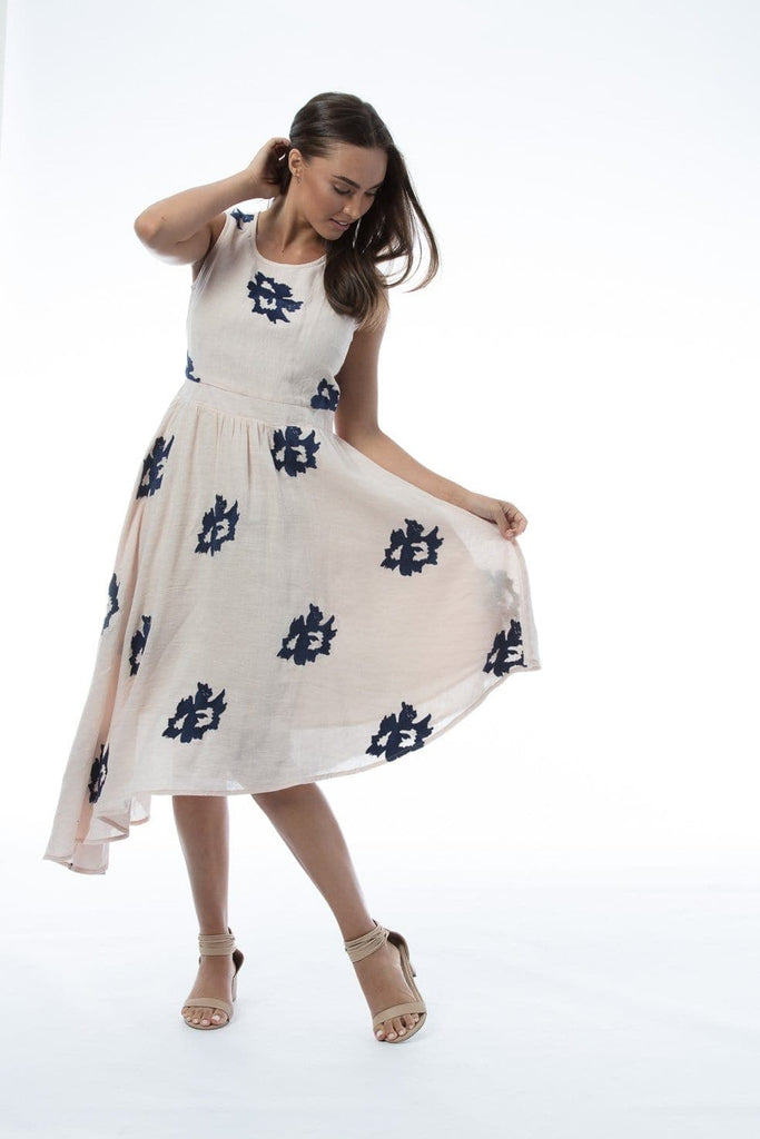 SS2018 Clothing Dress BERNADETTE Dress - Rose - Straight Hem