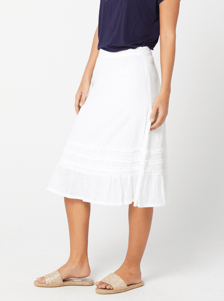 SS2019 Clothing Skirt SHELLY Skirt - White