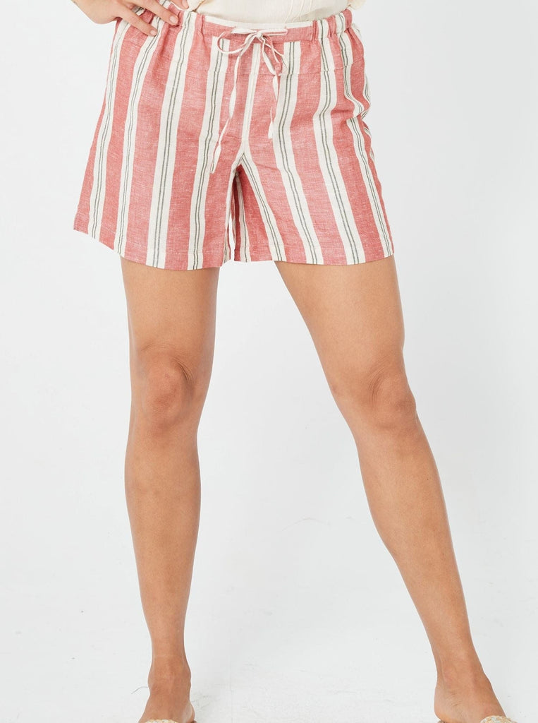 SS2020 Clothing Shorts RITA Shorts | Red Stripe