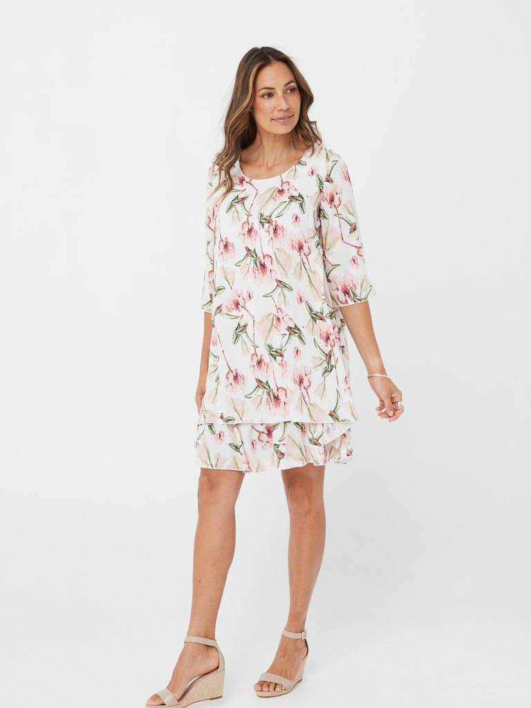 SS2021 Dress Giana Dress - Pink Floral/Viscose