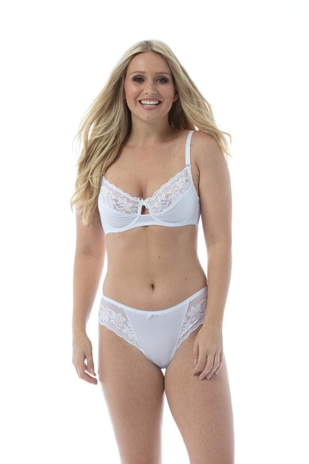 Underwear Of Sweden Lace Brief White / AU 12 / Nylon Elastane Lisa Brief - White