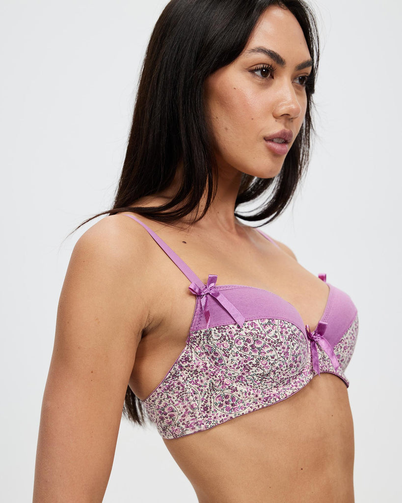 Underwear Of Sweden Matilda Bra Lavender  - Padded