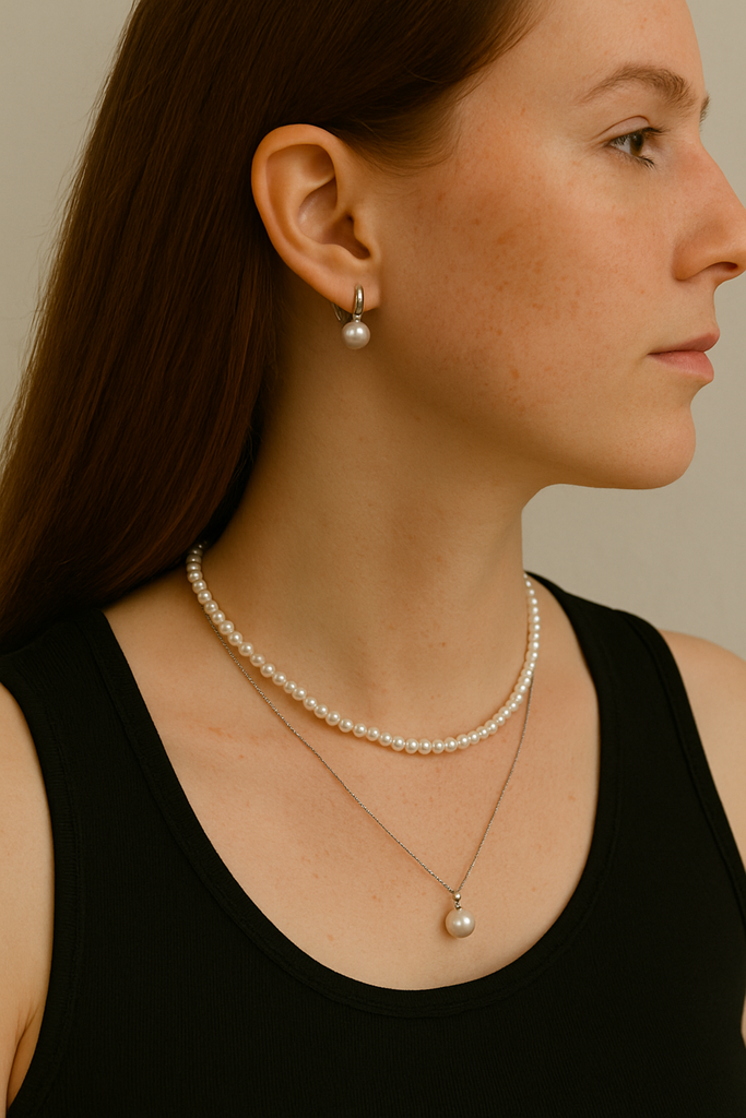 Women Pearl Necklace-Momo Necklace