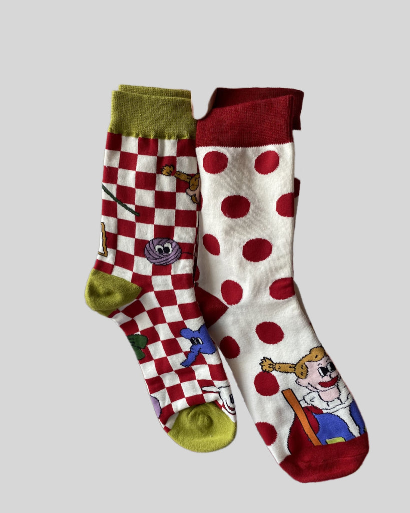 Women's Christmas Socks Colorful Fancy Soft Socks