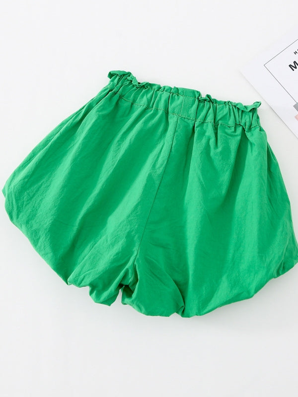 Kids Pants Cotton Cute Floral Bloomers  Shorts