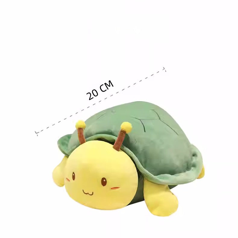 The Bee Turtle Plushie Green Cute Sensory Fidget Stuffed Animals That Show Your Mood
