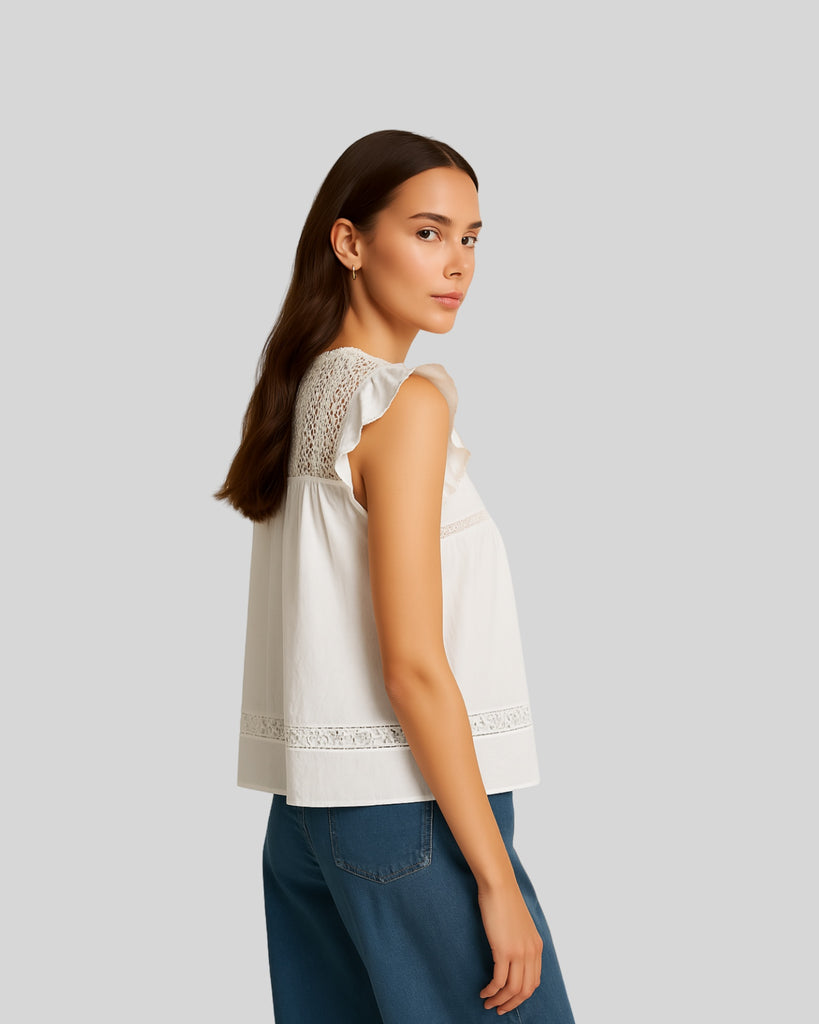 Rebecka Top - White/Cotton