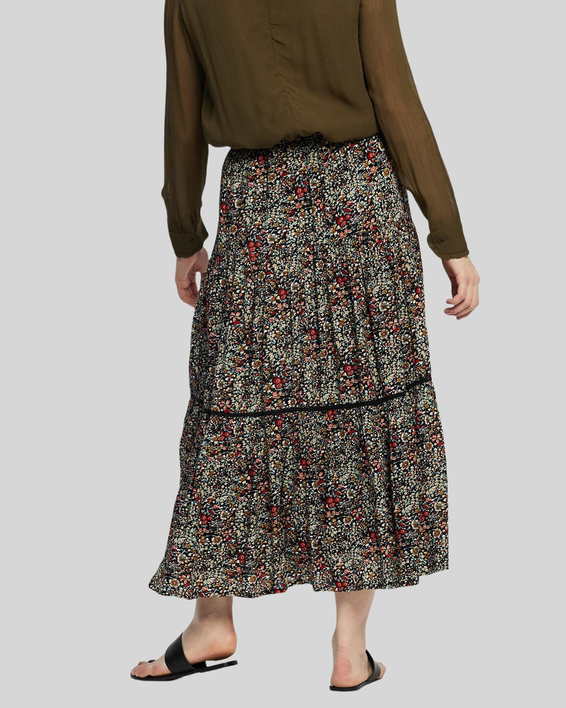 Woman Winter Maxi Floral Skirt Darcy Skirt | Floral Print