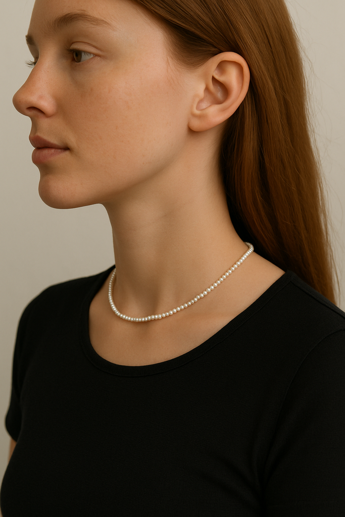 Women Pearl Necklace-Momo Necklace