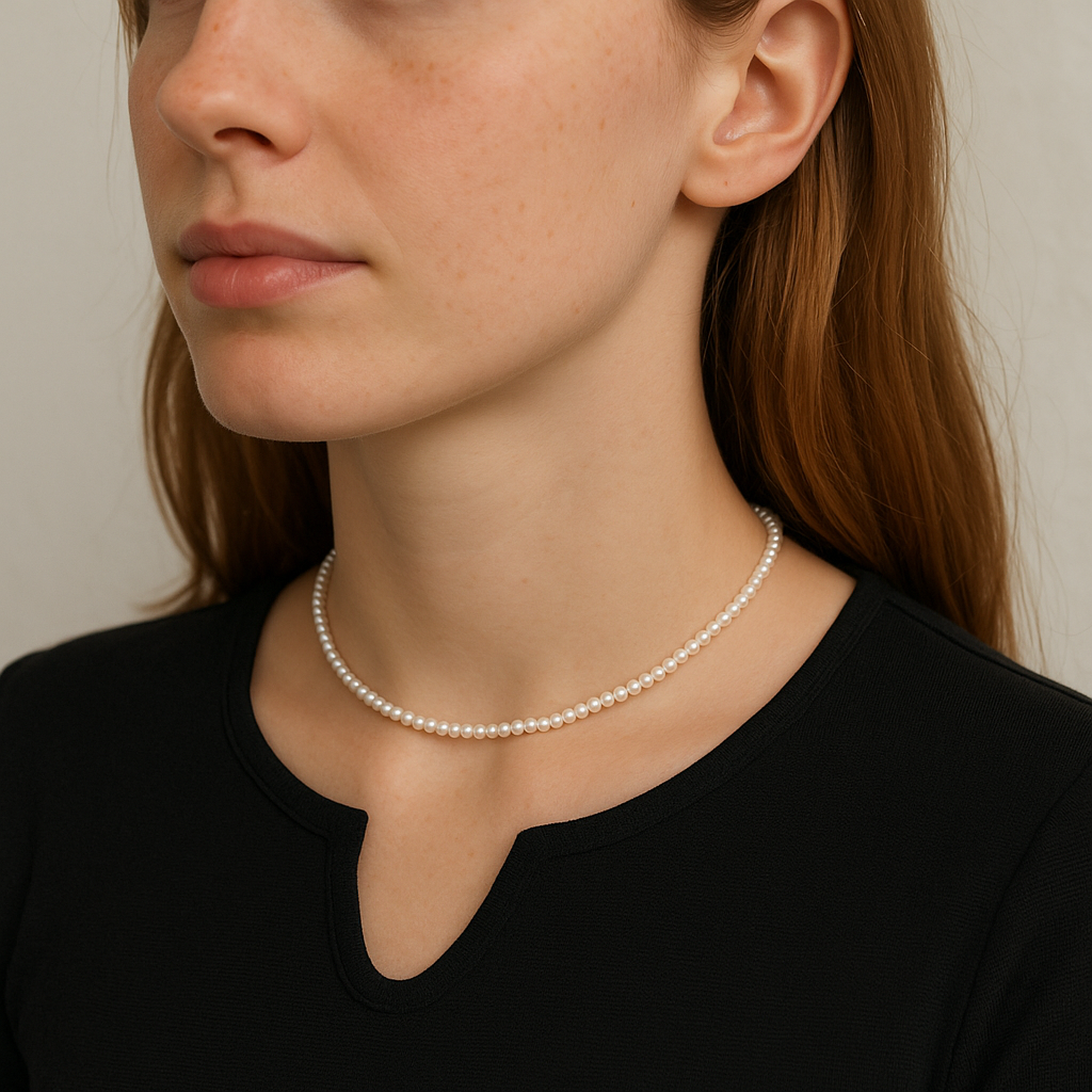 Women Pearl Necklace-Momo Necklace