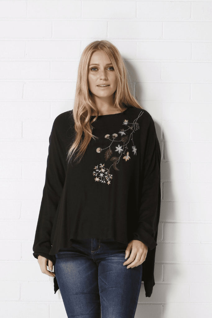 AW2018 Clothing Top TAMMY Top - Black