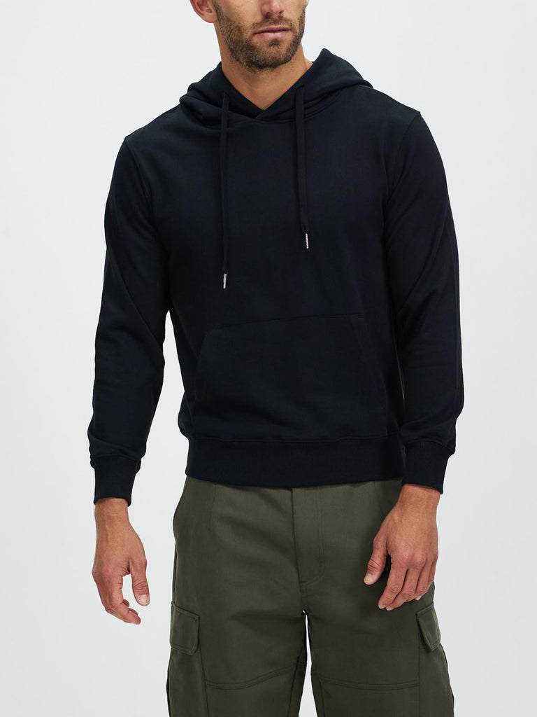 Men‘s Fashion Athletic Hoodies Sport Sweatshirt Solid Color Pullover