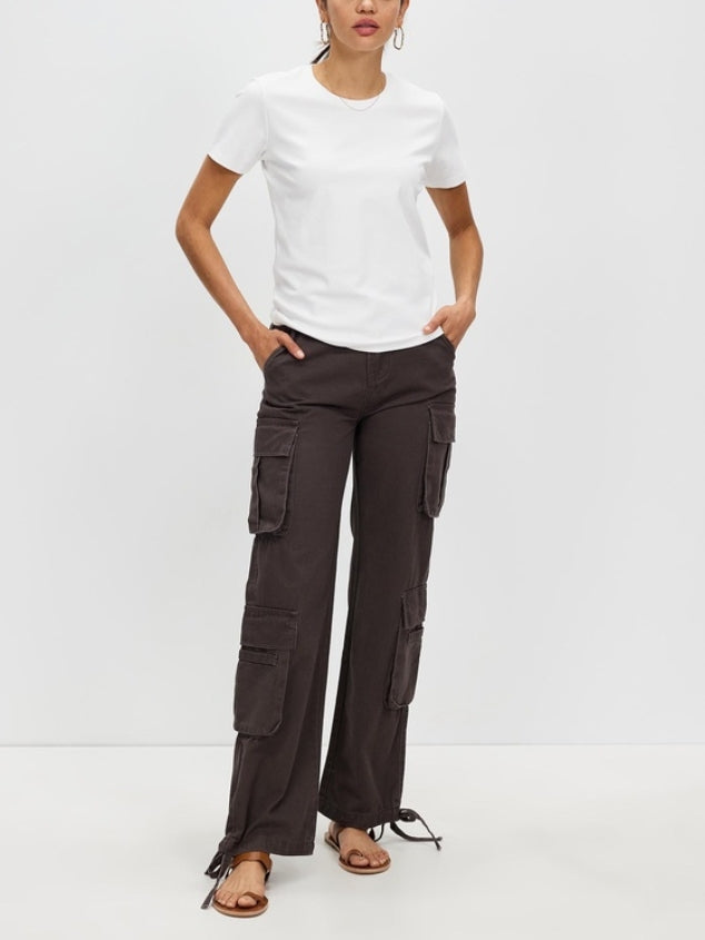 Women's Baggy Denim Pants High Waisted Y2K Wide Leg Oversized Plus Size Boyfriend Cargo Jeans Streetwear Trousers