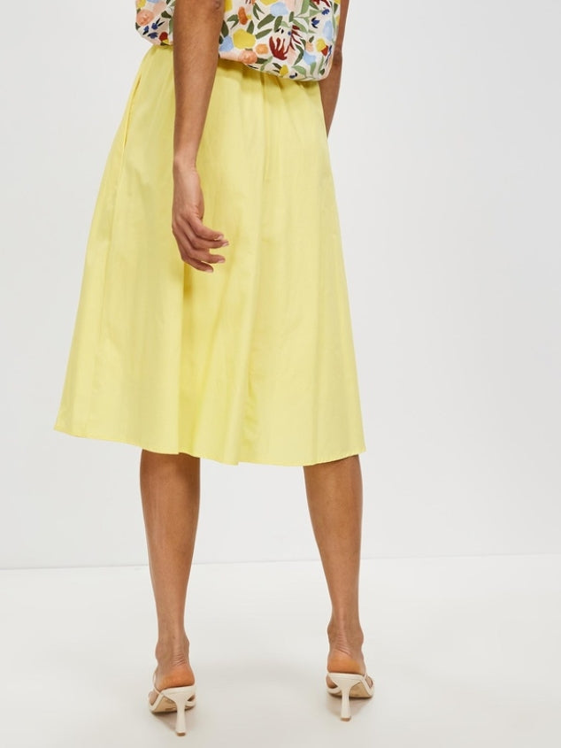 Elegant and Versatile Yellow Skirt