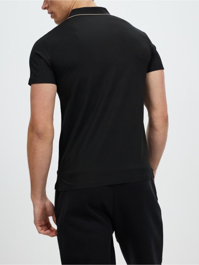 Men's summer polo shirt moisture wicking shirt short sleeved