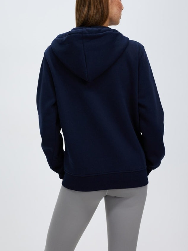 Women's Casual Pullover Long Sleeve Drawstring Hoodie Sweatshirt with Pockets