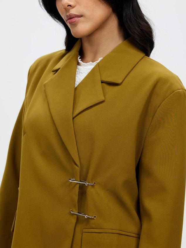 Women's casual fashion large suit jacket