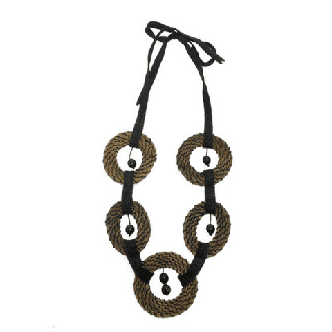 AW2018 Clothing Accessories Natural / O/S / Pine/Felt KIANI Necklace - Natural