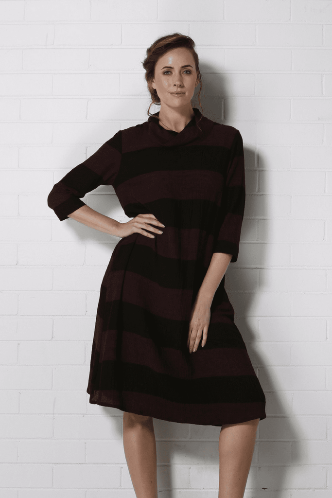 AW2018 Clothing Dress EMMY Dress - Black/Red