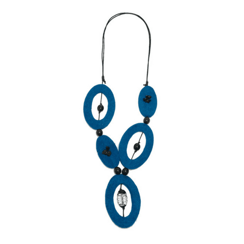AW2018 Clothing Necklace Teal / O/S / 100% felt DAPHNE Necklace - Teal