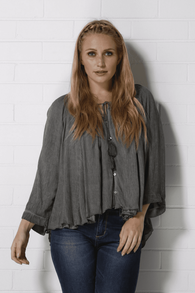AW2018 Clothing Top PAIGE Top - Grey