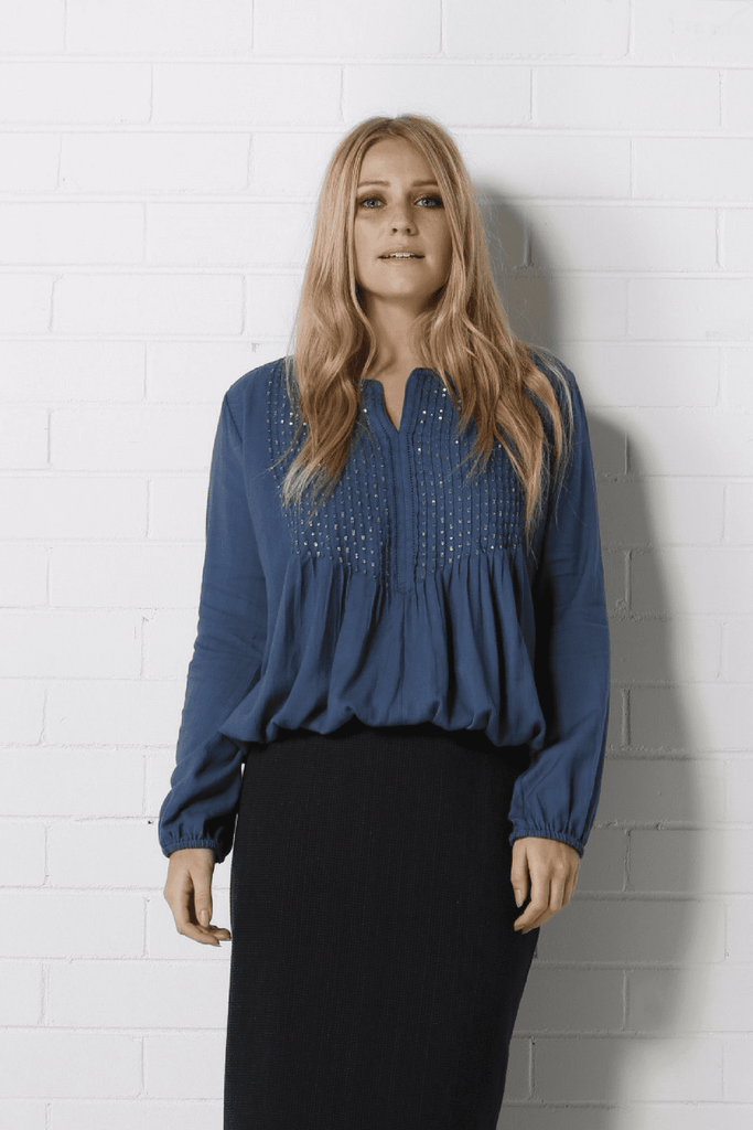 AW2018 Clothing Top WENDY Top - Blue