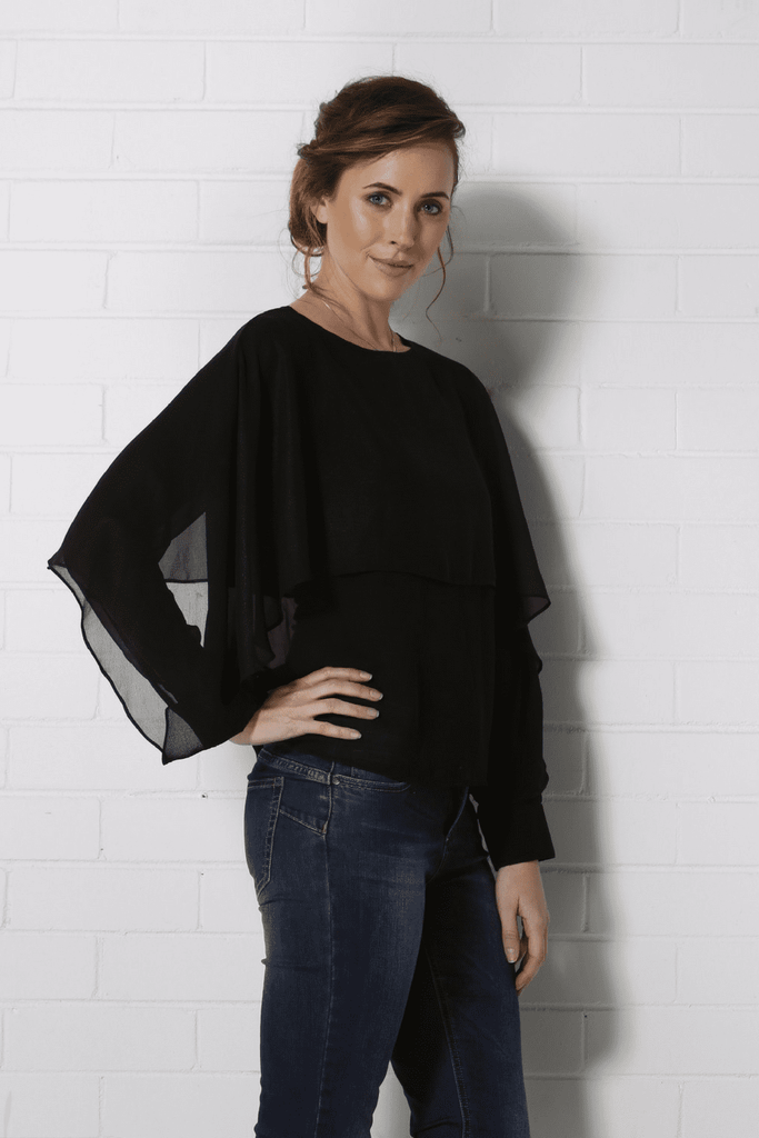 AW2018 Clothing Top ZILLA Top - Black