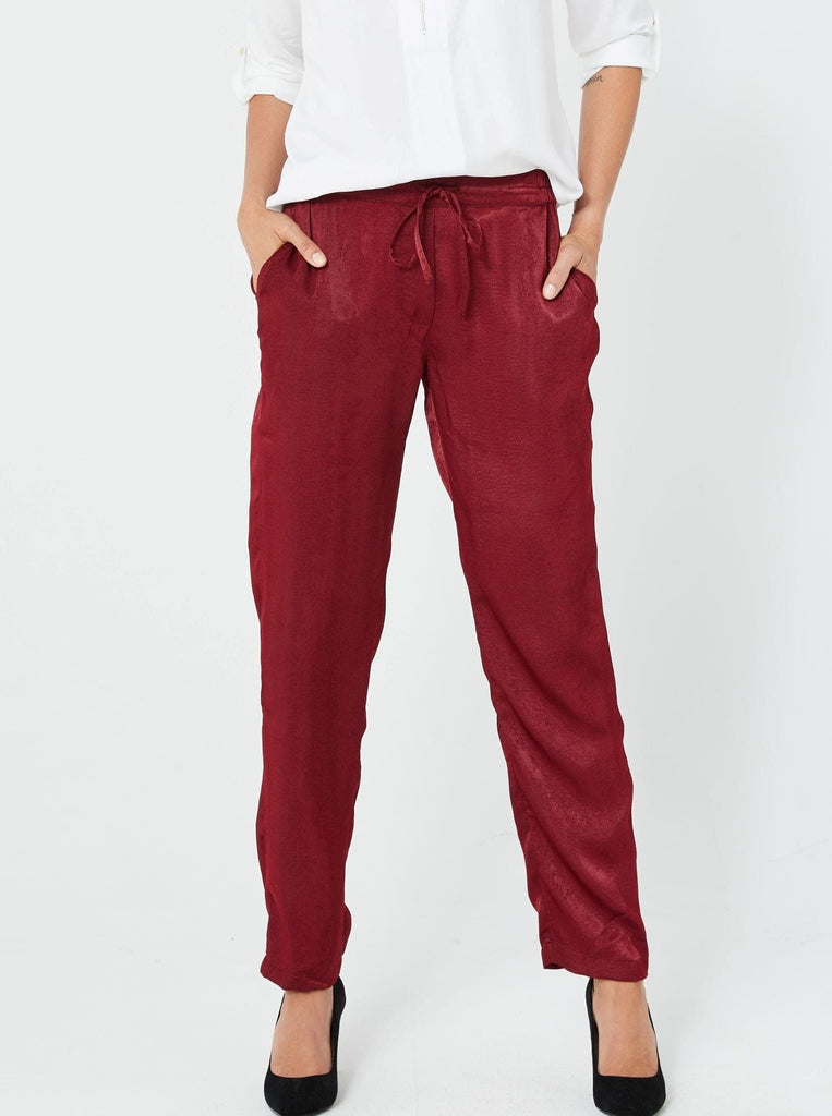 AW2021 Bottoms Fabina Trousers | Red