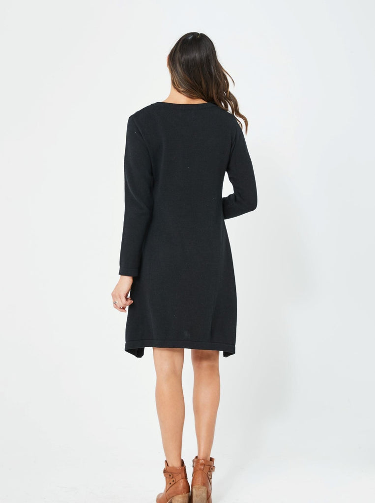 AW2021 Dress Natasha Dress | Black/Cotton