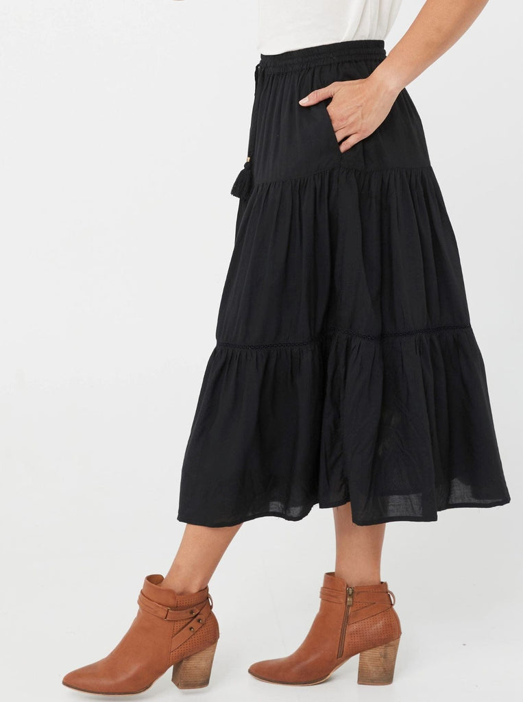 AW2021 Skirt Darcy Skirt | Black