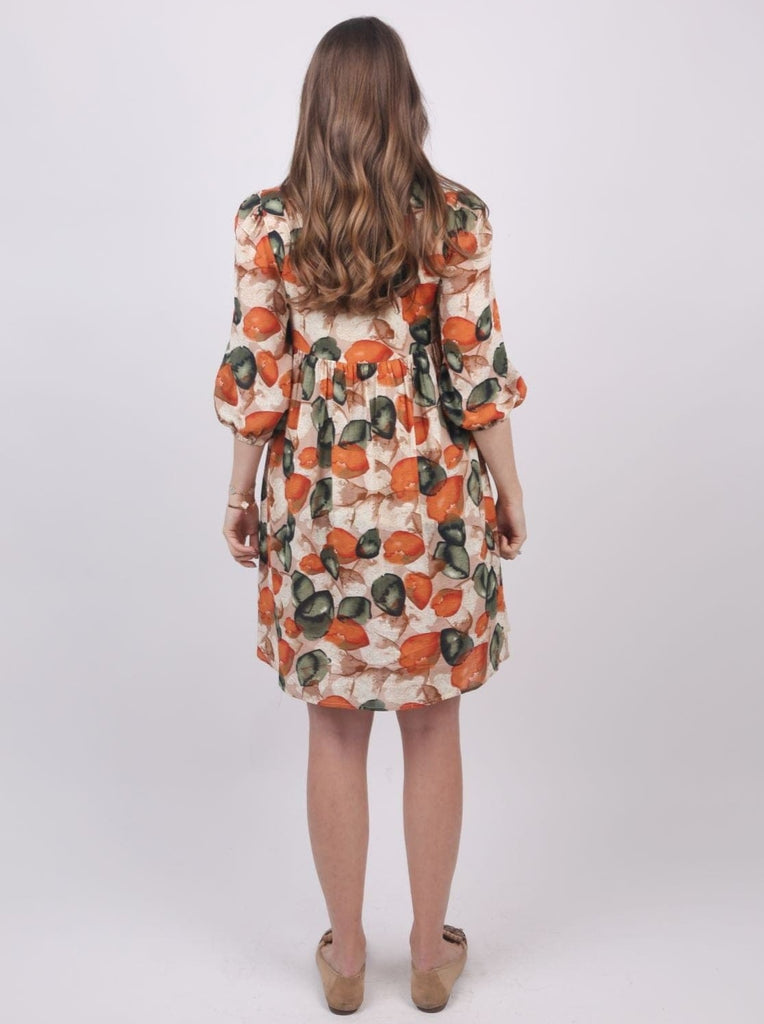 AW2023 Dress Emilia Dress - Autumn Leaves/80% Cotton