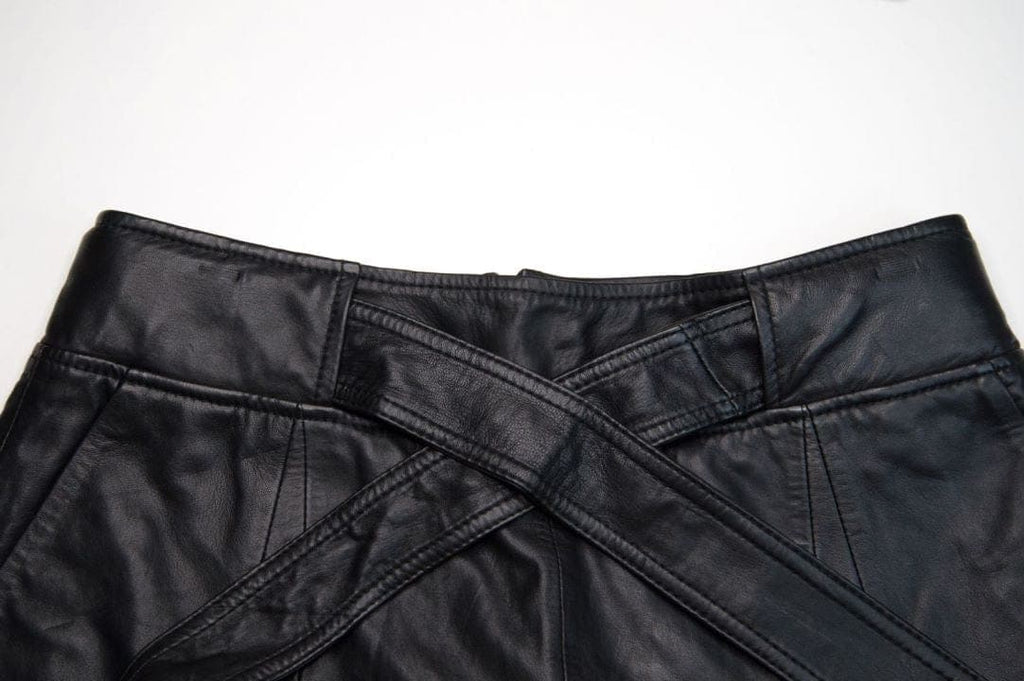 AW2023 Leather Skirt GIA Leather Skirt - Black   PRE SALES in March 2023!