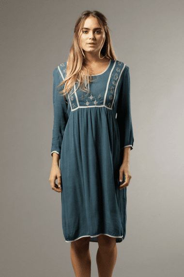 KAJA AW 17 Dress VANESSA - Dress in Vint Blue