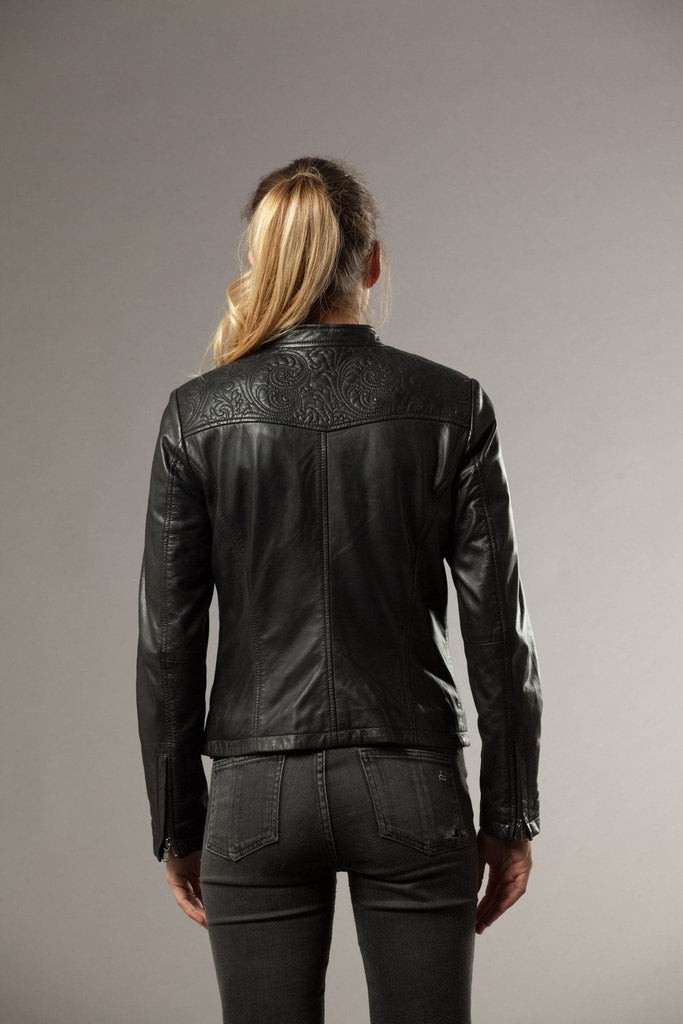 KAJA AW 17 Jacket JESSICA - Leather Jacket in Black