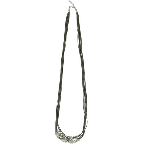 KAJA AW 17 Necklace Asphalt / O/S / Cotton ANIKA Necklace - Asphalt