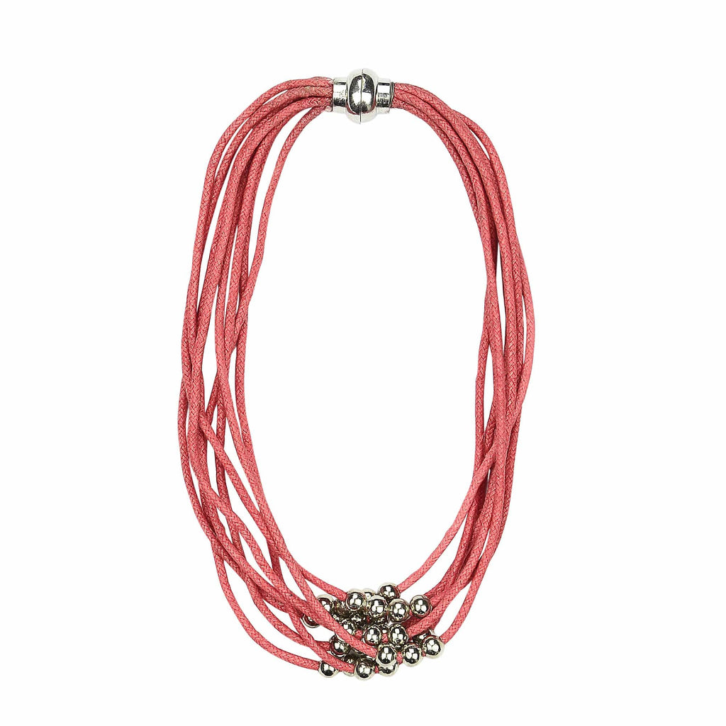 KAJA SS 16 Bracelet Coral / O/S / Cotton EVELYN Bracelet /Choker necklace  - CORAL