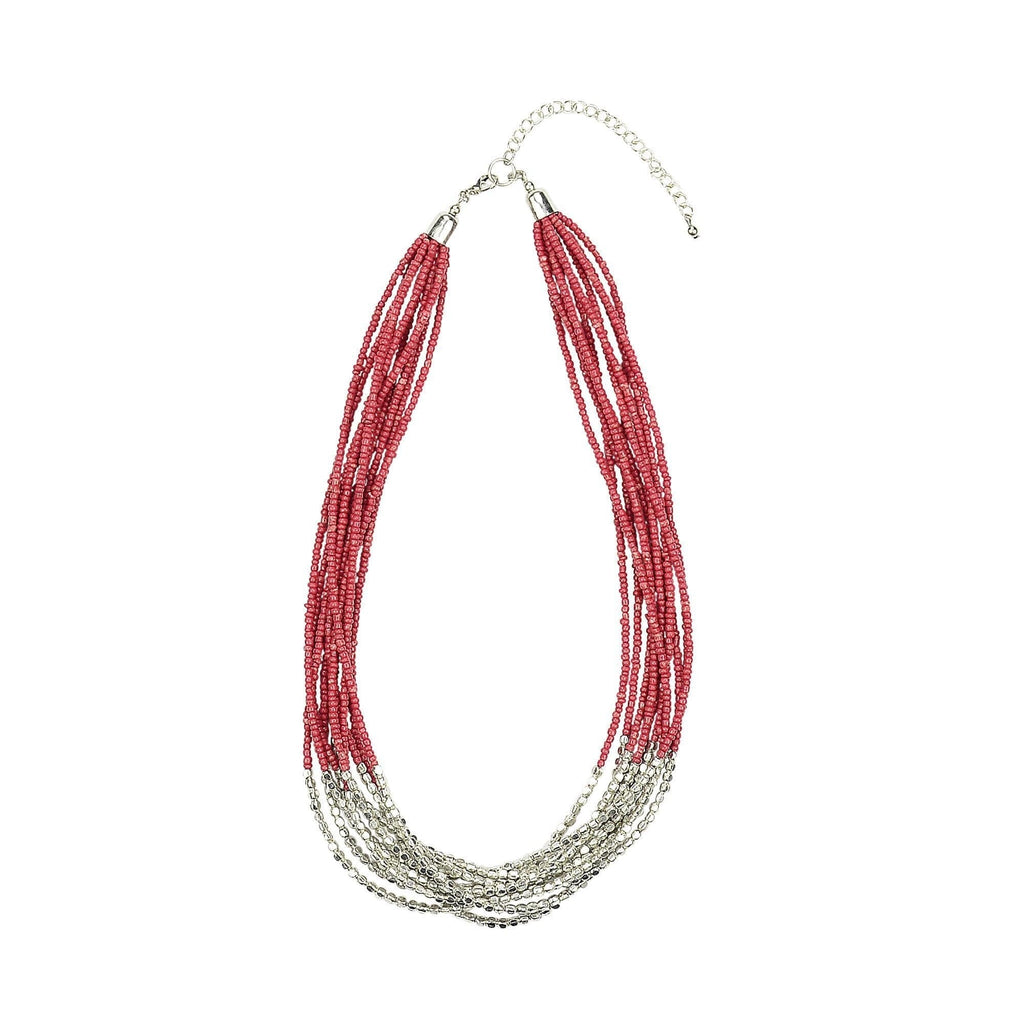 KAJA SS 16 Necklace Coral / O/S / Glass and Metal ANTHEA - Necklace coral