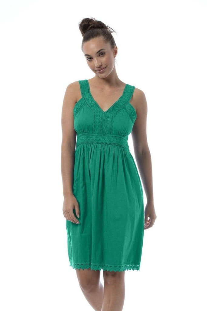 SS2018 Clothing Dress CHLOE Dress - Green