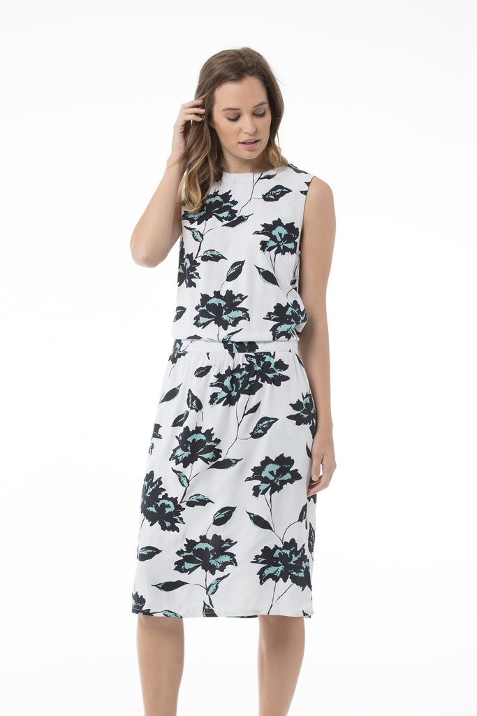 SS2018 Clothing Dress LOVA Dress - White Floral