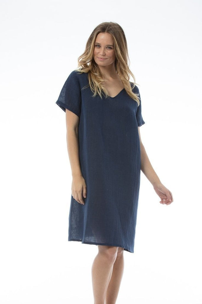 SS2018 Clothing Dress Willa Dress - Navy