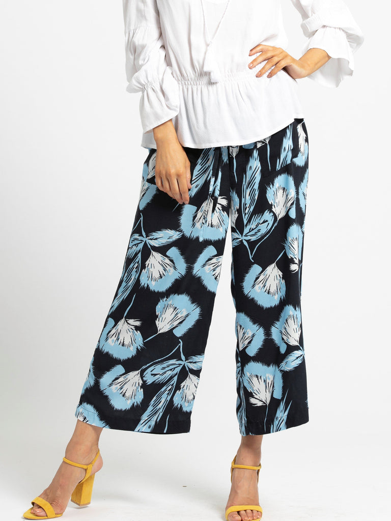 SS2019 Clothing Pants ZARIA Culottes - Navy Floral