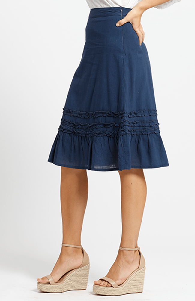 SS2019 Clothing Skirt SHELLY Skirt - Navy