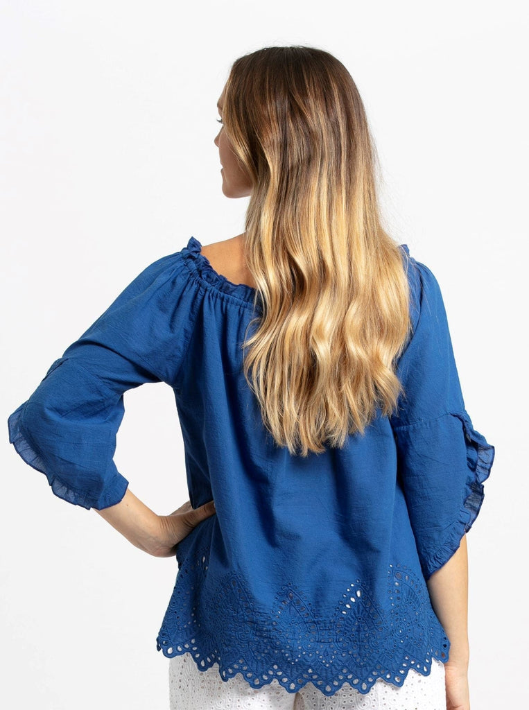 SS2019 Clothing Top HANNE Top - Daphne Blue